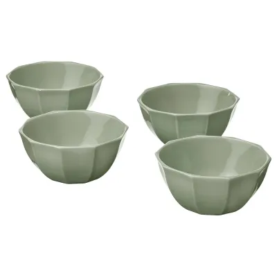 IKEA STRIMMIG (ИКЕА СТРИММИГ) — Миска, керамогранит бледно-серо-зеленого цвета, 15 см