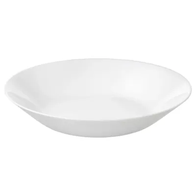IKEA OFTAST (ИКЕА ОФТАСТ) — Глубокая тарелка, белая, 20 см
