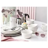 IKEA OFANTLIGT (ИКЕА ОФАНТЛИГТ) — Тарелка, белая, 22 см — фото 6