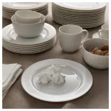 IKEA OFANTLIGT (ИКЕА ОФАНТЛИГТ) — Глубокая тарелка, белая, 24 см — фото 3