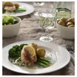 IKEA OFANTLIGT (ИКЕА ОФАНТЛИГТ) — Тарелка, белая, 28 см — фото 2