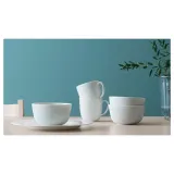IKEA OFANTLIGT (ИКЕА ОФАНТЛИГТ) — Миска, белая, 13 см — фото 6