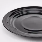 IKEA NÄTBARB (ИКЕА НЭТБАРБ) — Тарелка, черная, 19 см — фото 2