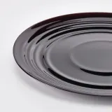 IKEA NÄTBARB (ИКЕА НЭТБАРБ) — Тарелка, черная, 24 см — фото 2
