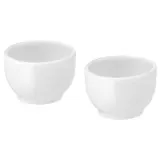 IKEA IKEA 365+ (ИКЕА ИКЕА 365+) — Миска/полка для яиц, белая с закругленными краями, 5 см — фото 1