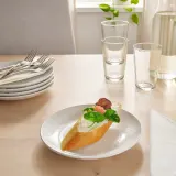 IKEA GODMIDDAG (ИКЕА ГОДМИДДАГ) — Тарелка, белая, 20 см — фото 4