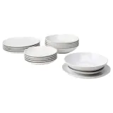 IKEA GODMIDDAG (ИКЕА ГОДМИДДАГ) — Сервиз, 18 штук, белый — фото 1