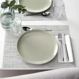 IKEA FÄRGKLAR (ИКЕА ФЭРГКЛАР) — Тарелка, матовый зеленый, 26 см — фото 4