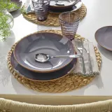 IKEA FÄRGKLAR (ИКЕА ФЭРГКЛАР) — Глубокая тарелка, сиреневая, 23 см — фото 3