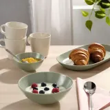 IKEA FÄRGKLAR (ИКЕА ФЭРГКЛАР) — Миска, матовый зеленый, 16 см — фото 3