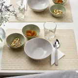IKEA FÄRGKLAR (ИКЕА ФЭРГКЛАР) — Миска, матовая светло-серая, 16 см — фото 3
