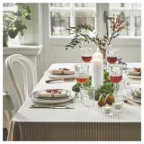 IKEA VIPPSTARR (ИКЕА ВИППСТАРР) — Салфетка, полосатый узор, красный/натуральный, 30x30 см — фото 6