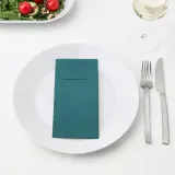 IKEA MOTTAGA (ИКЕА МОТТАГА) — Салфетки, синий/зеленый, 38x38 см — фото 2