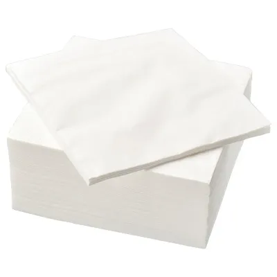 IKEA FANTASTISK (ИКЕА ФАНТАСТИСК) — Салфетки, белые, 40x40 см