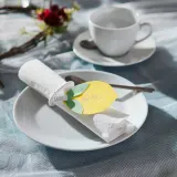 IKEA FANTASTISK (ИКЕА ФАНТАСТИСК) — Салфетки, белые, 40x40 см — фото 4