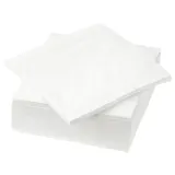 IKEA FANTASTISK (ИКЕА ФАНТАСТИСК) — Салфетки, белые, 24x24 см — фото 1