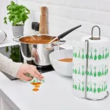 IKEA FAMILJ (ИКЕА ФАМИЛЙ) — Кухонное полотенце, ярко-зеленый/белый дизайн — фото 6