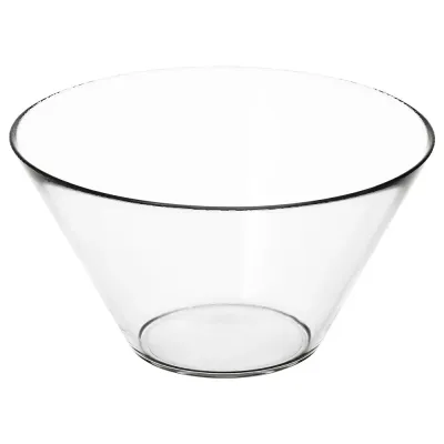IKEA TRYGG (ИКЕА ТРЙГГ) — Чаша, прозрачное стекло, 28 см
