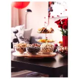 IKEA SNUDDA (ИКЕА СНУДДА) — Вращающийся поднос, массив дерева, 39 см — фото 4