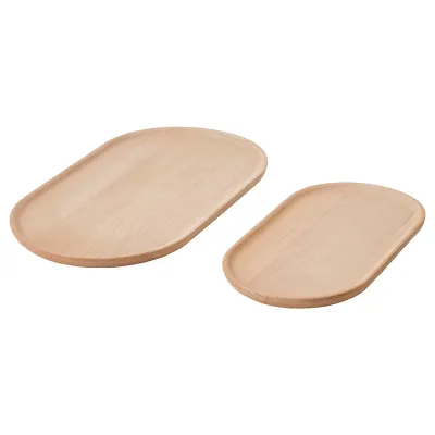 IKEA SMÖRLING (ИКЕА СМОРЛИНГ) — Поднос, комплект из 2 штук, бук