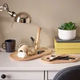 IKEA SMÖRLING (ИКЕА СМОРЛИНГ) — Поднос, комплект из 2 штук, бук — фото 3