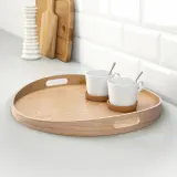 IKEA SKALA (ИКЕА СКАЛА) — Поднос, береза, 44 см — фото 2