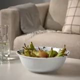 IKEA SILVERSIDA (ИКЕА СИЛВЕРСИДА) — Миска, узор/синий, 28 см — фото 4