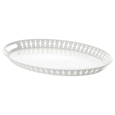 IKEA ROMANTISK (ИКЕА РОМАНТИСК) — Поднос, белый, 52x39 см