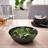 IKEA NÄTBARB (ИКЕА НЭТБАРБ) — Миска, черная, 22 см — фото 3