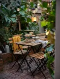 IKEA FULLSPÄCKAD (ИКЕА ФУЛЛСПЭКАД) — Поднос для сервировки, бамбук/черный, 28x20 см — фото 5