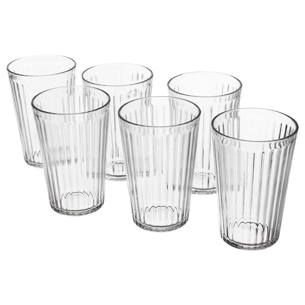 IKEA VARDAGEN (ИКЕА ВАРДАГЕН) — Стакан, прозрачное стекло, 43 кл