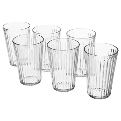 IKEA VARDAGEN (ИКЕА ВАРДАГЕН) — Стакан, прозрачное стекло, 43 кл