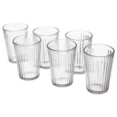 IKEA VARDAGEN (ИКЕА ВАРДАГЕН) — Стакан, прозрачное стекло, 31 кл