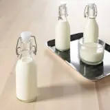 IKEA KORKEN (ИКЕА КОРКЕН) — Бутылка с крышкой, прозрачное стекло, 15 мл — фото 3