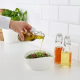 IKEA KORKEN (ИКЕА КОРКЕН) — Бутылка с крышкой, прозрачное стекло, 15 мл — фото 4