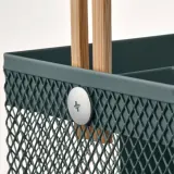 IKEA VIMPELFISK (ИКЕА ВИМПЕЛФИСК) — Подставка для столовых приборов, бамбук/зеленая бирюза — фото 2