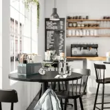 IKEA VIMPELFISK (ИКЕА ВИМПЕЛФИСК) — Подставка для столовых приборов, бамбук/зеленая бирюза — фото 4
