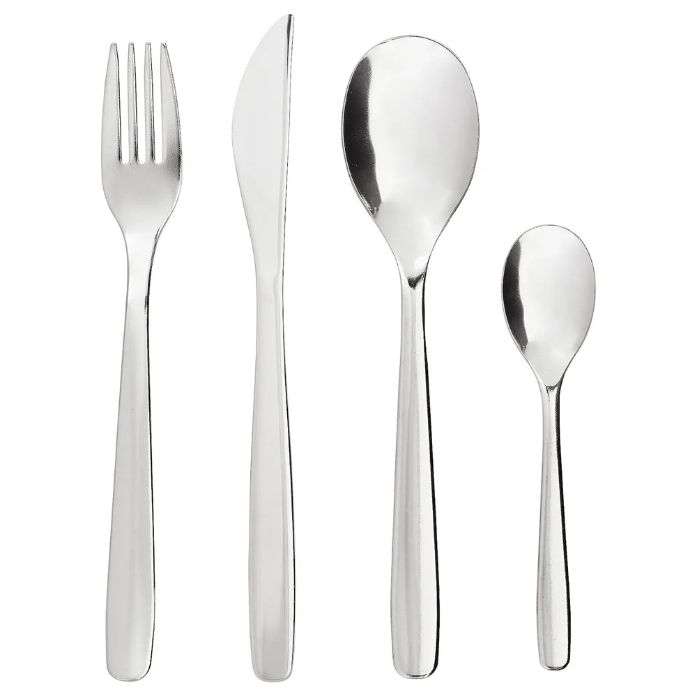 IKEA MOPSIG (ИКЕА МОПСИГ) — Набор столовых приборов, 16 предметов.