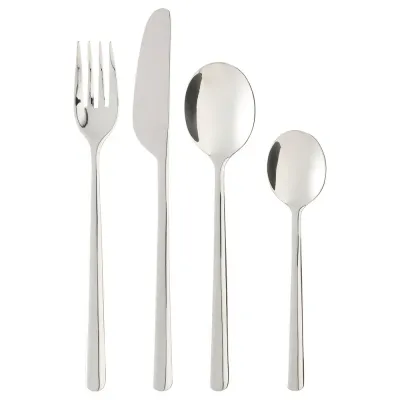 IKEA LÖFTESRIK (ИКЕА ЛОФТЕСРИК) — Набор столовых приборов, 24 предмета, нержавеющая сталь
