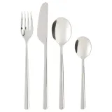 IKEA LÖFTESRIK (ИКЕА ЛОФТЕСРИК) — Набор столовых приборов, 24 предмета, нержавеющая сталь — фото 1