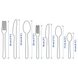 IKEA IKEA 365+ (ИКЕА ИКЕА 365+) — Набор столовых приборов, 56 предметов, нержавеющая сталь — фото 5