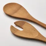 IKEA GRÖNSAKER (ИКЕА ГРОНСАКЕР) — Салатные столовые приборы, 2 шт, бамбук — фото 2