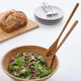 IKEA GRÖNSAKER (ИКЕА ГРОНСАКЕР) — Салатные столовые приборы, 2 шт, бамбук — фото 4