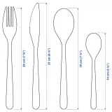 IKEA FÖRNUFT (ИКЕА ФОРНУФТ) — Набор столовых приборов, 24 предмета, нержавеющая сталь — фото 6