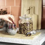 IKEA VARDAGEN (ИКЕА ВАРДАГЕН) — Банка с крышкой, прозрачное стекло, 1,9 л — фото 4