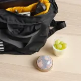 IKEA SPLITTERNY (ИКЕА СПЛИТТЕРНЙ) — Контейнер для закусок, прозрачный/светло-серо-коричневый, 300 мл — фото 4