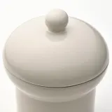 IKEA SPINNARHAJ (ИКЕА СПИННАРХАЙ) — Контейнер с крышкой, крем, 13 см — фото 2