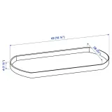 IKEA SNURRAD (ИКЕА СНУРРАД) — Поворотное основание, прозрачное — фото 6