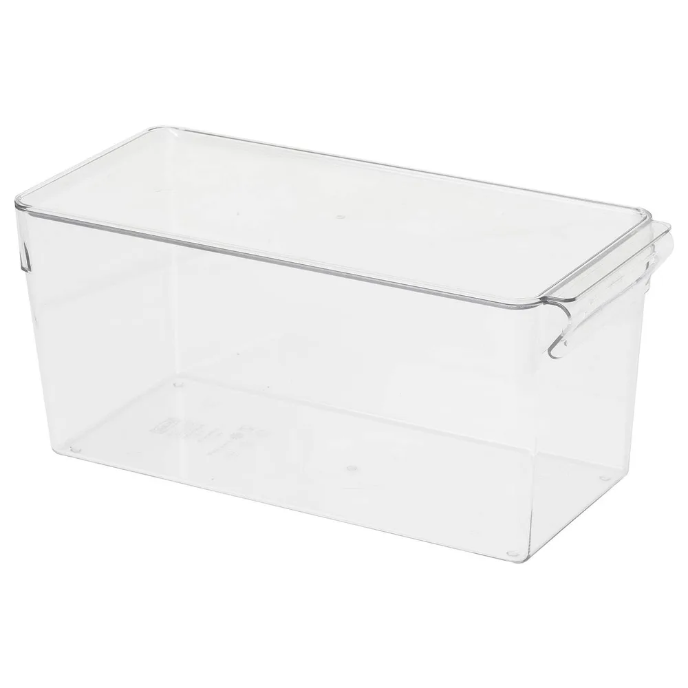 IKEA KLIPPKAKTUS (ИКЕА КЛИППКАКТУС) — Контейнер для холодильника, прозрачный, 32x14x14 см
