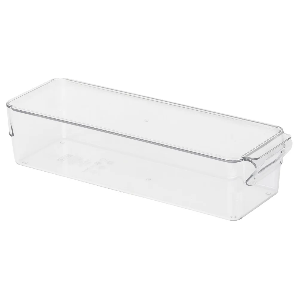 IKEA KLIPPKAKTUS (ИКЕА КЛИППКАКТУС) — Контейнер для холодильника, прозрачный, 32x10x8 см